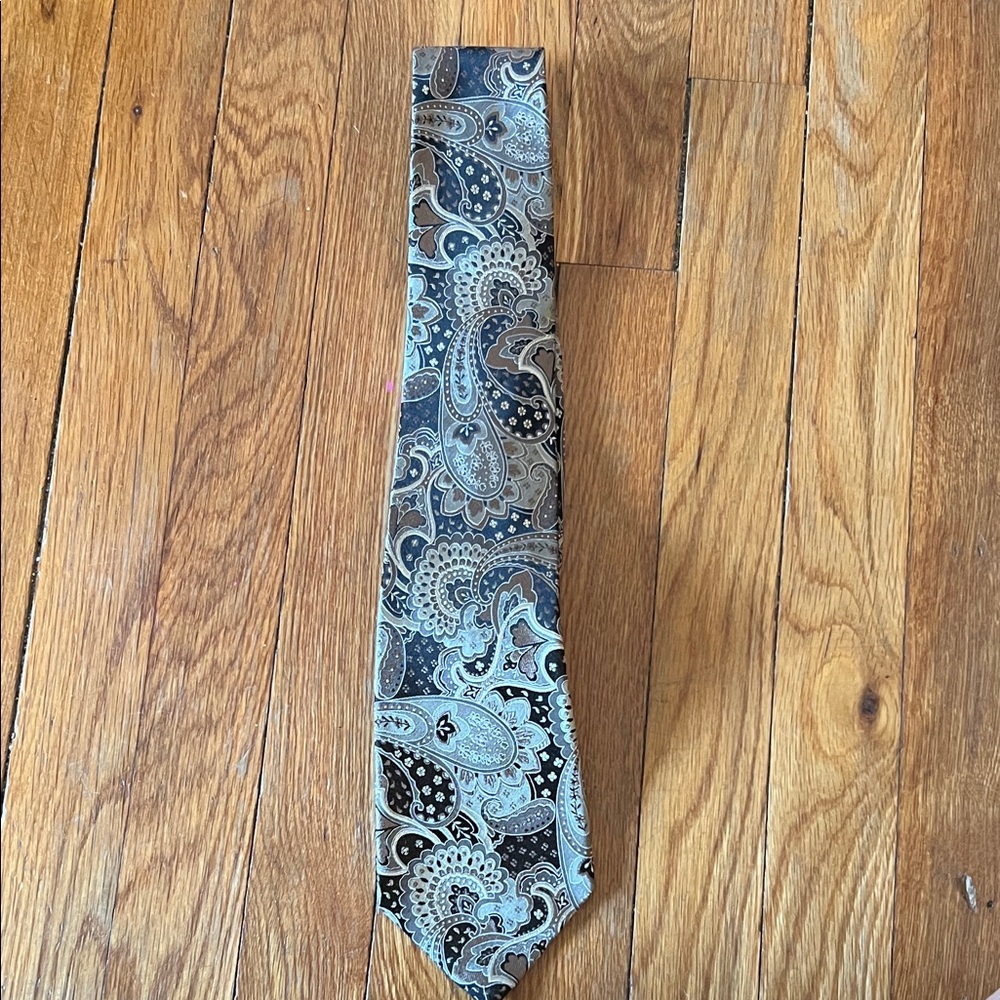 Dockers Paisley Tie - Black and Gray